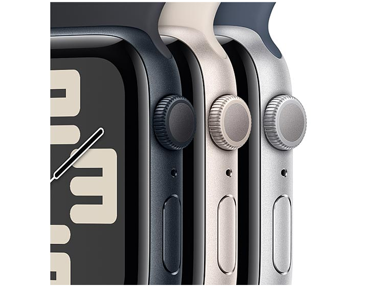 APPLE WATCH SE (GPS) - ALUMINIO BLANCO ESTELAR 40 MM - CORREA DEPORTIVA BLANCO ESTELAR - TALLA M/L 3
