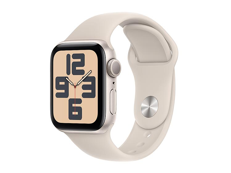 APPLE WATCH SE (GPS) - ALUMINIO BLANCO ESTELAR 40 MM - CORREA DEPORTIVA BLANCO ESTELAR - TALLA M/L 4