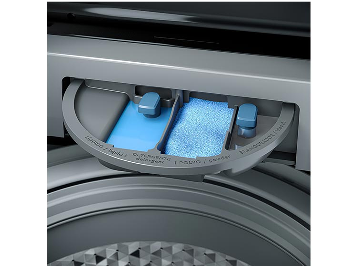 LAVADORA CARGA SUPERIOR FENSA PREMIUM CARE 20 SZ 20KG PLATA 2