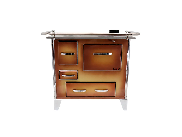 COCINA A LEÑA 4P MODELO MUEBLE 92×62 COLOR DIFUMADO + KIT INSTALACION 2