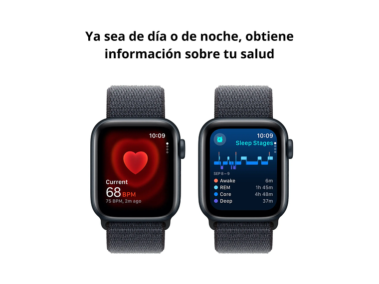 SMARTWATCH APPLE WATCH SE (2ª GENERACIÓN) CAJA MIDNIGHT ALUMINIO 40MM CON CORREA SPORT LOOP - S/M 7