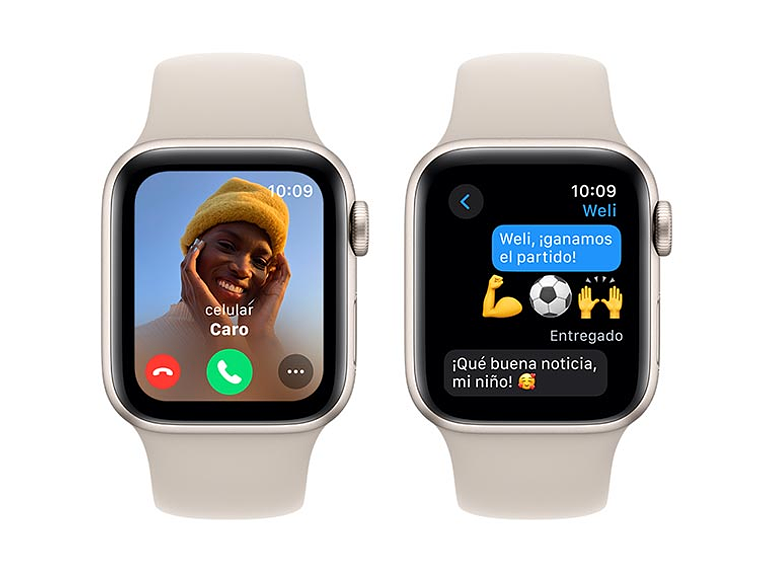 APPLE WATCH SE (GPS) - ALUMINIO BLANCO ESTELAR 40 MM - CORREA DEPORTIVA BLANCO ESTELAR - TALLA M/L 7