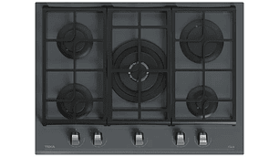 ENCIMERA CRISTAL GAS 5 QUEMADORES GZC 75330 XBB STONE GREY TEKA