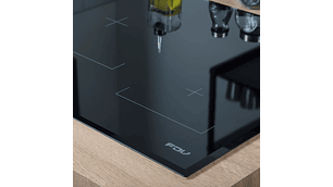 ENCIMERA INDUCCIÓN FDV DELUXE 5 FOCOS BLACK