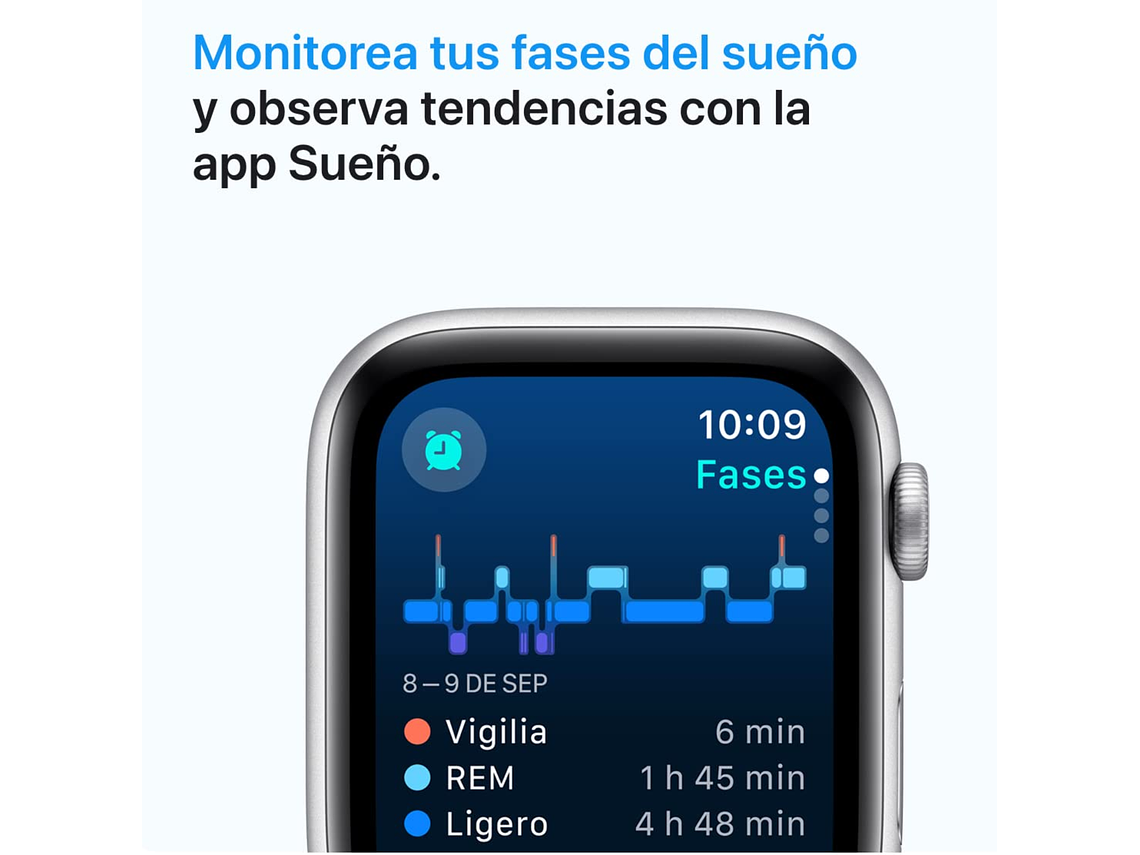 RELOJ APPLE WATCH SE 2.ª GEN (GPS) ALUMINIO 40MM - S/M - MIDNIGHT 5