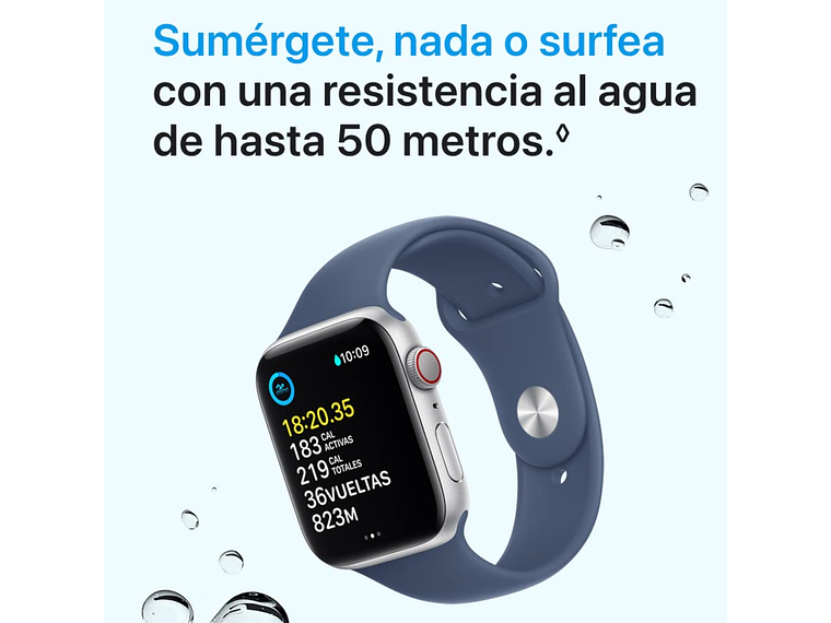 RELOJ APPLE WATCH SE 2.ª GEN (GPS) ALUMINIO 40MM - S/M - MIDNIGHT 6