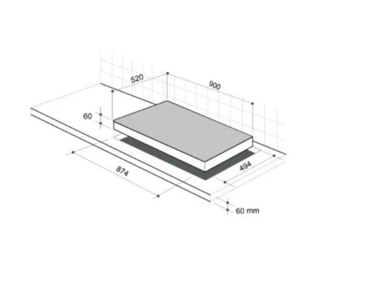 ENCIMERA INDUCCIÓN FDV DELUXE 5 FOCOS BLACK 3