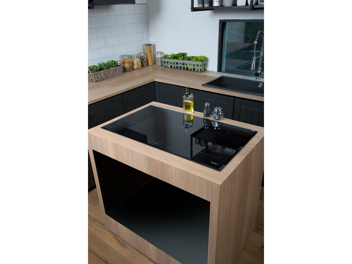 ENCIMERA INDUCCIÓN FDV DELUXE 5 FOCOS BLACK 4