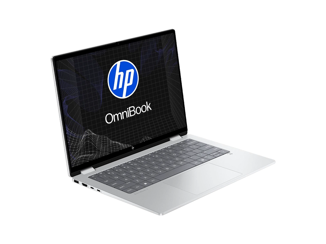 NOTEBOOK HP OMNIBOOK X FLIPNGAI 14-FM0051LA 14' PANTALLA TACTIL INTEL CORE ULTRA 5 16GB RAM 512 1
