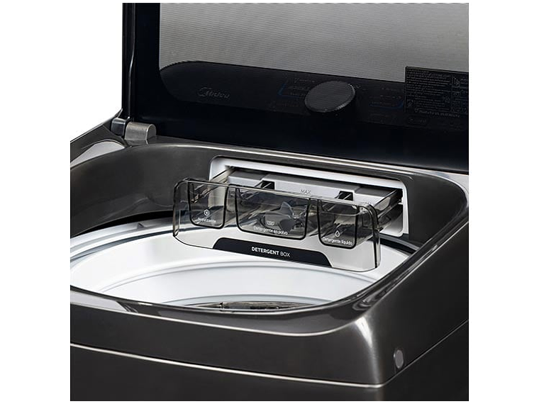 LAVADORA CARGA SUPERIOR MIDEA MA512W160/T-CL 16KG GRAFITO 8