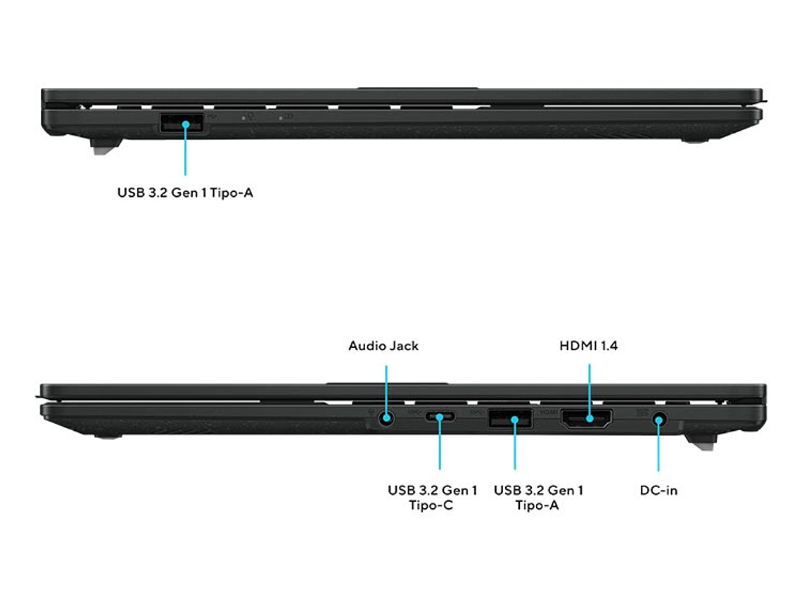 NOTEBOOK ASUS VIVOBOOK GO 14 E1404 INTEL CORE I3 8GB RAM256 GB 14 2