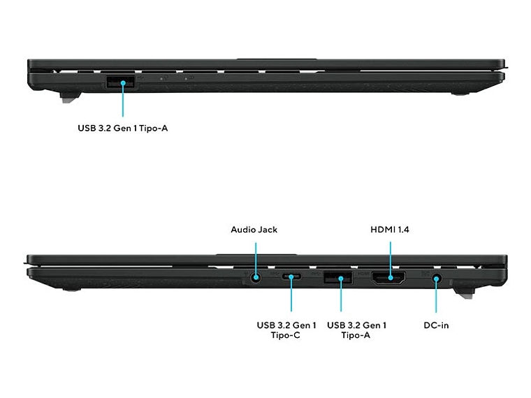NOTEBOOK ASUS VIVOBOOK GO 14 E1404 INTEL CORE I3 8GB RAM256 GB 14 2