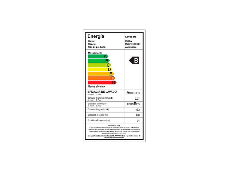 LAVADORA CARGA SUPERIOR MIDEA MLS-190GE04N 19KG GRIS 4