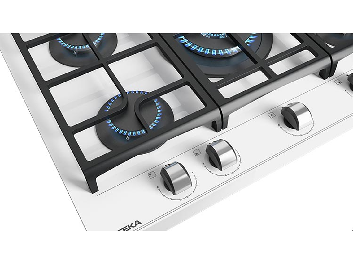ENCIMERA GAS TEKA 5 PLATOS GZC 75330 XBB BUT W 5