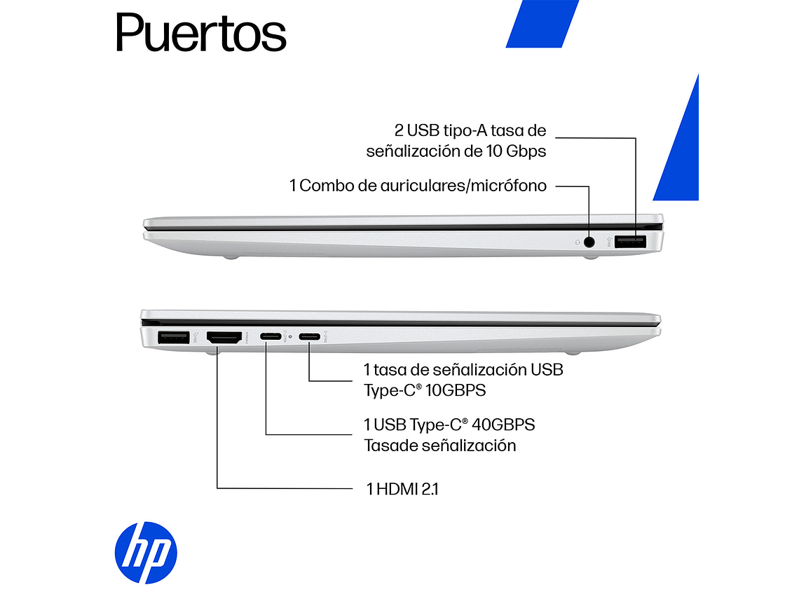 NOTEBOOK HP OMNIBOOK 7 AERO 13-BG1071LA AMD RYZEN AI 7 16GB RAM 512GB SSD 13.3” 6