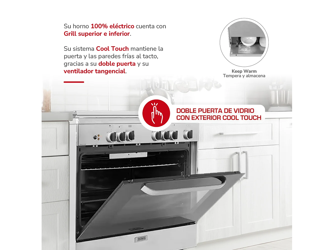 COCINA 5 QUEMADORES HORNO DE 130 LTS 3