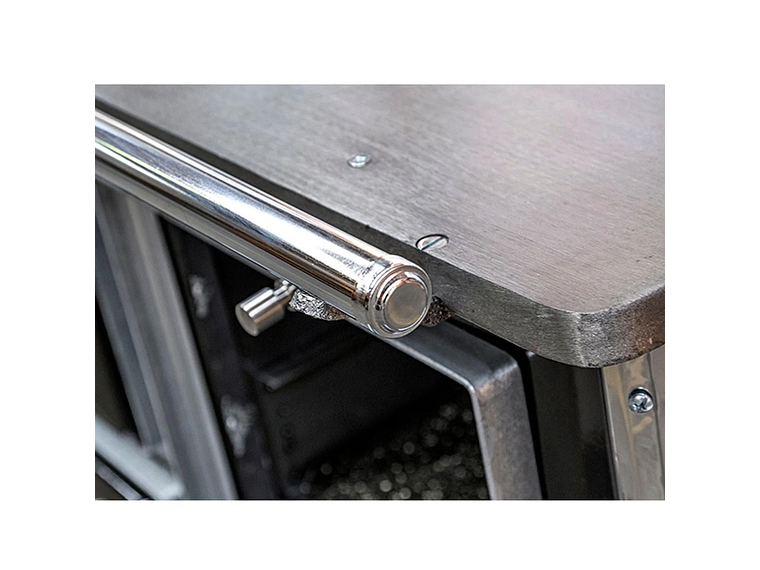 COCINA A LEÑA 4 PLATOS ENLOZADA NEGRA YUNQUE TRADICIONAL 80X56 3