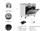 COCINA 5 QUEMADORES HORNO DE 130 LTS - Miniatura 5