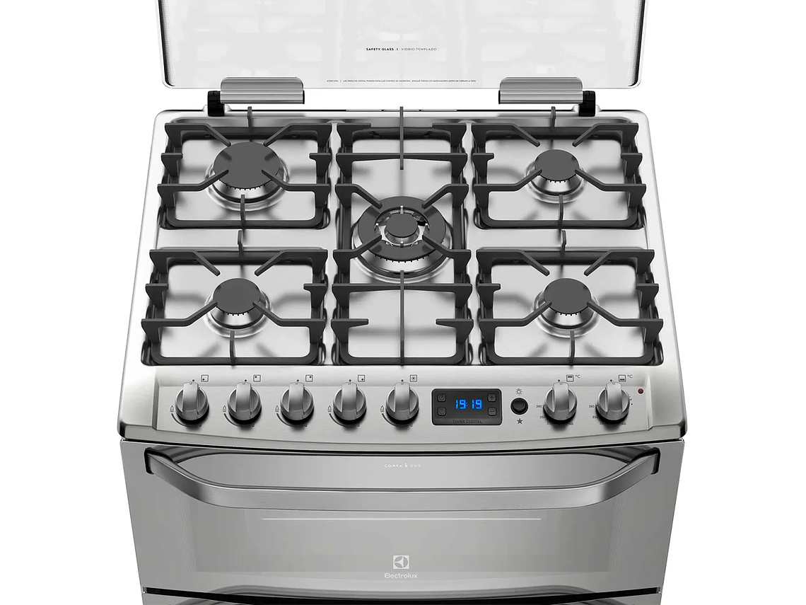 COCINA GAS LICUADO ELECTROLUX 5 QUEMADORES 76DXA 3