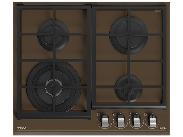 ENCIMERA CRISTAL GAS 4 QUEMADORES GZC-64320 XBB LONDON BRICK TEKA 2