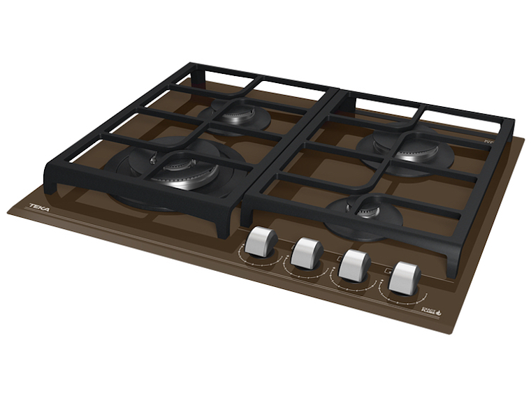ENCIMERA CRISTAL GAS 4 QUEMADORES GZC-64320 XBB LONDON BRICK TEKA 4