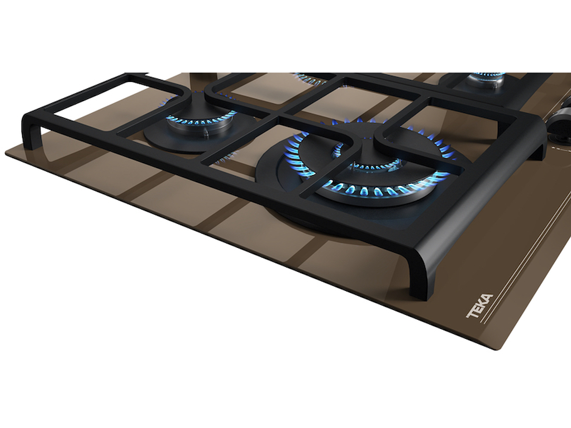 ENCIMERA CRISTAL GAS 4 QUEMADORES GZC-64320 XBB LONDON BRICK TEKA 5
