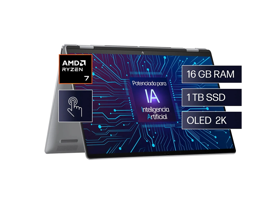 NOTEBOOK HP 2 EN 1 ENVY X360 16-AD0003LA AMD RYZEN 7 16GB RAM 1TB SSD WINDOWS 11 HOME 7