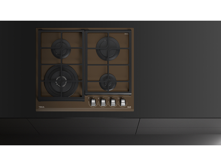 ENCIMERA CRISTAL GAS 4 QUEMADORES GZC-64320 XBB LONDON BRICK TEKA 7