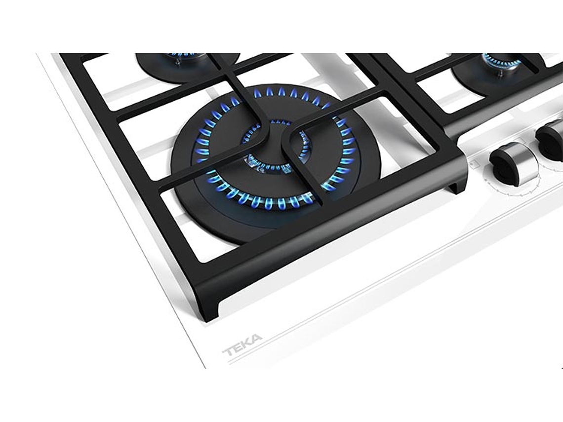 ENCIMERA GAS TEKA 4 PLATOS GZC 64320 XBB BUT WH 6