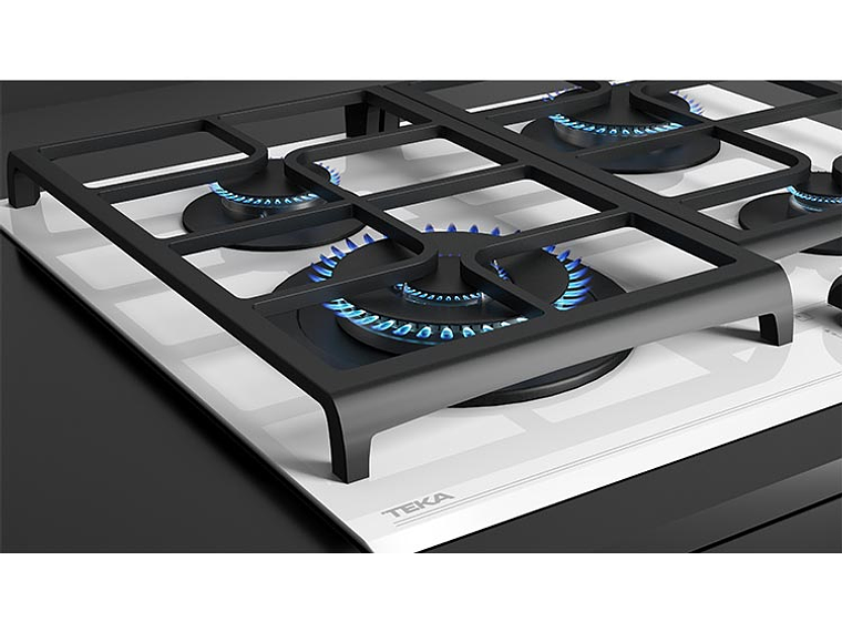 ENCIMERA GAS TEKA 4 PLATOS GZC 64320 XBB BUT WH 10