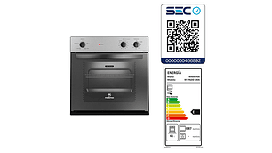 COMBO HORNO ELÉCTRICO MADEMSA EMPOTRABLE 66 L M SPAZIO 140A + ENCIMERA 435E + CAMPANA M60