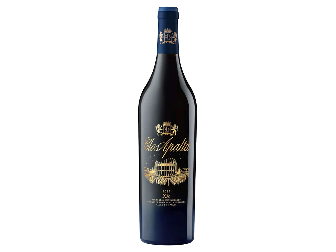 VINO TINTO ENSAMBLE LAPOSTOLLE BOTELLA VIDRIO CLOS APALTA ENSAMBLAJE 1