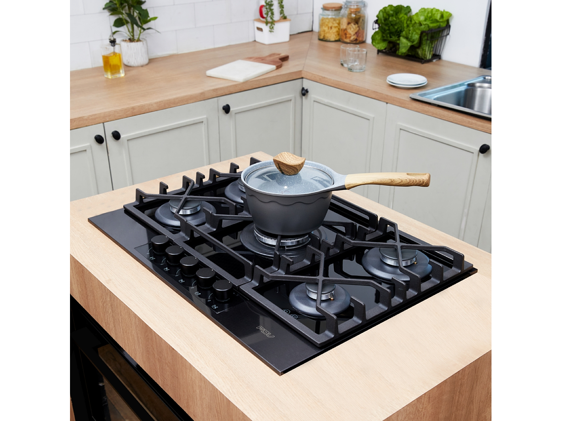 ENCIMERA A GAS SIGNATURE 5 QUEMADORES 70 CM FDV 6