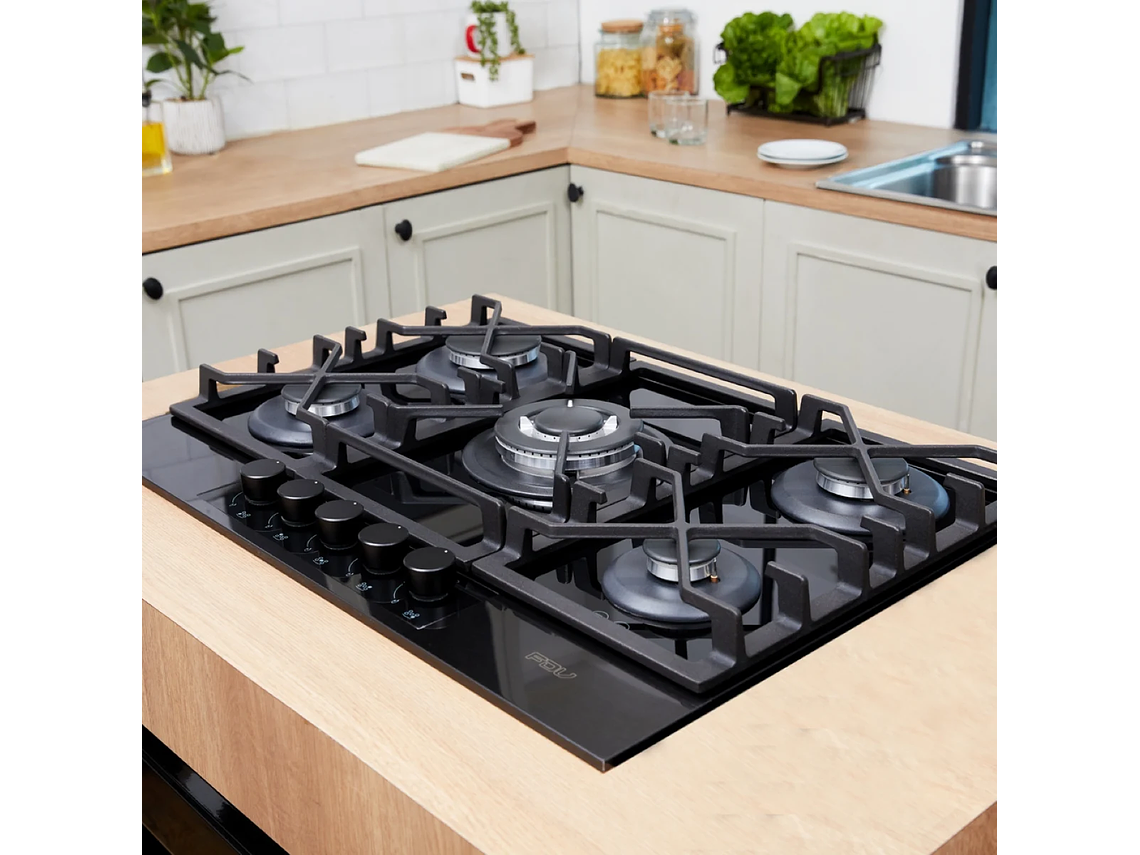 ENCIMERA A GAS SIGNATURE 5 QUEMADORES 70 CM FDV 7