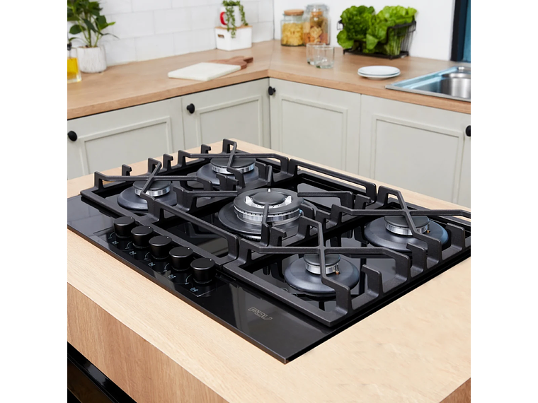 ENCIMERA A GAS SIGNATURE 5 QUEMADORES 70 CM FDV 7