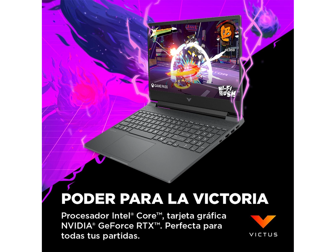 LAPTOP HP VICTUS15-FA2014LA INTEL CORE I5 16GB 512GB RTX3050 7