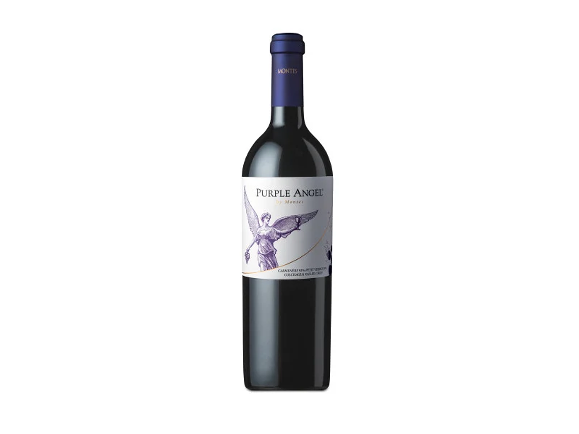 VINO TINTO CARMENERE MONTES BOTELLA VIDRIO PURPLE ANGEL 1