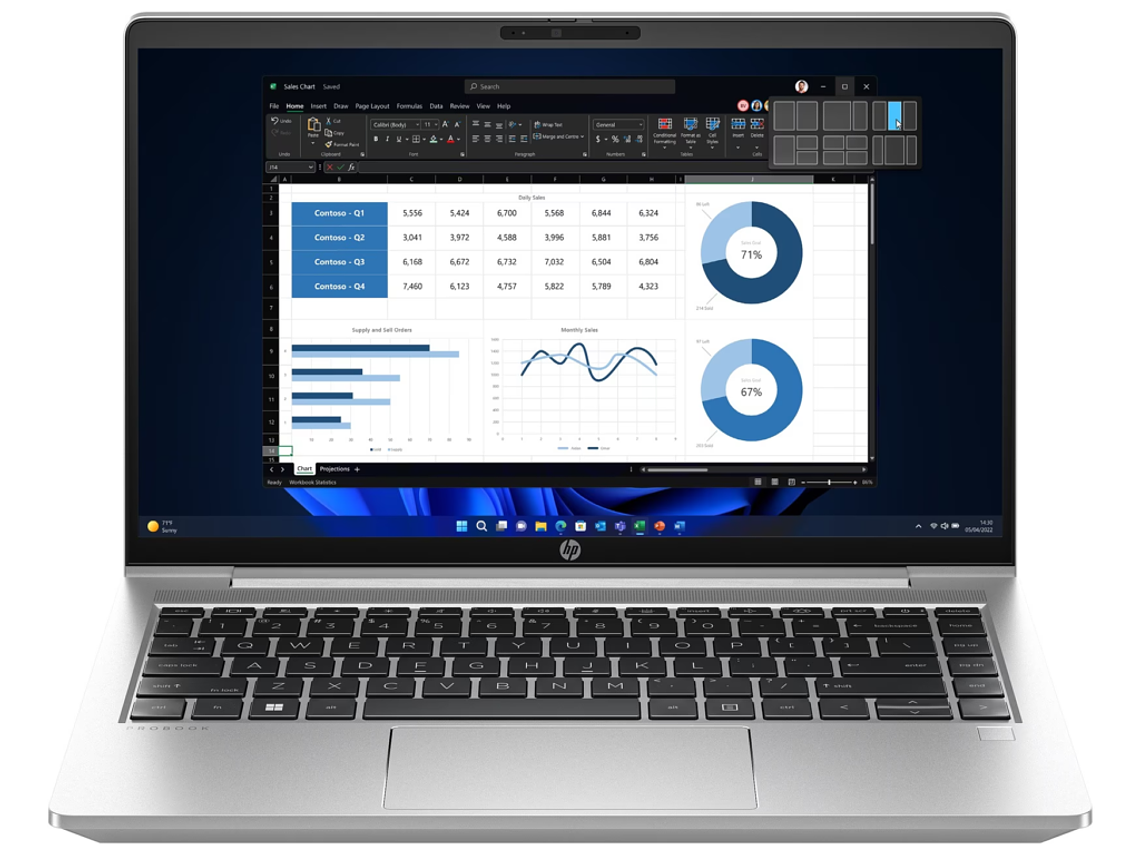 NOTEBOOK HP PROBOOK PB445 G10 R5-7530U 14 16GB 512 W11P 4