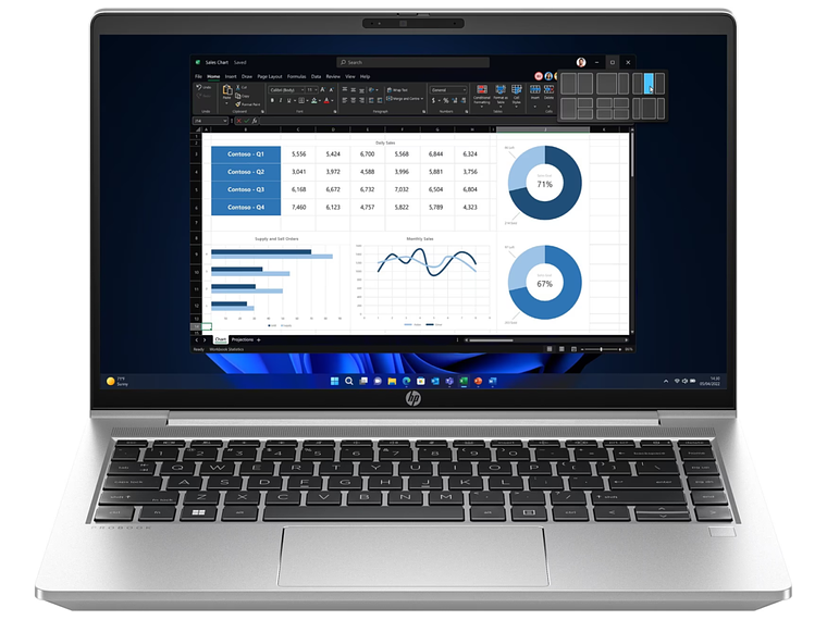 NOTEBOOK HP PROBOOK PB445 G10 R5-7530U 14 16GB 512 W11P 4