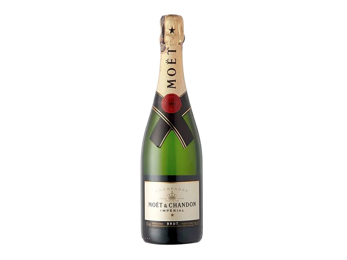 CHAMPAÑA MOET CHANDON BOTELLA VIDRIO CHAMPAGNE BRUT IMPERIAL 1