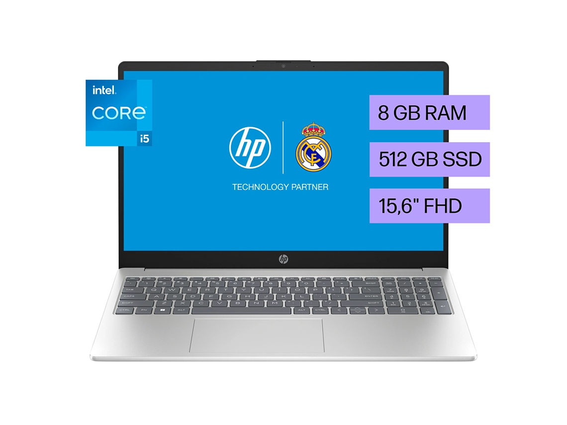 NOTEBOOK HP 15-FD0252LA INTEL CORE I5 8GB RAM 512GB SSD WINDOWS 11 HOME 1