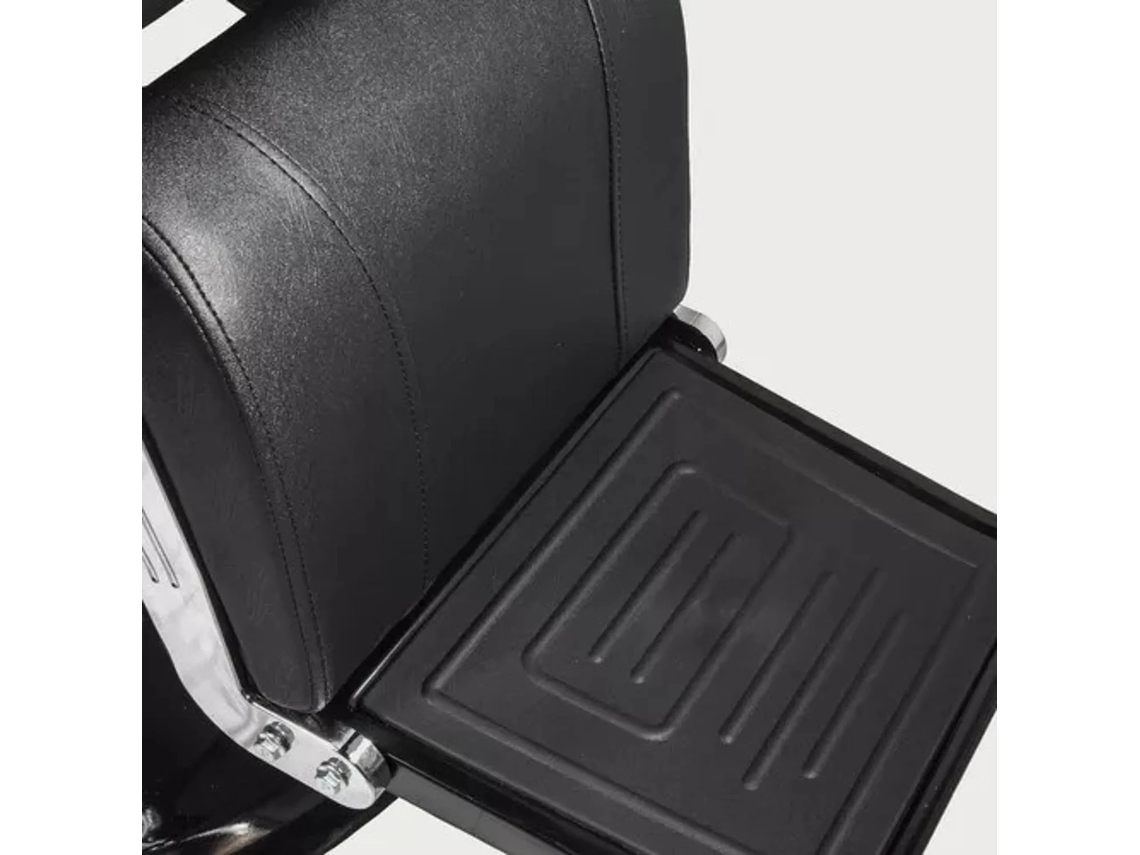 SILLA ACERO NEGRO BARBERIA PELUQUERIA PRO 5