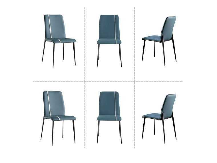 SILLA DE COMEDOR PORTAL CENTER CAPITONE PACK X6 5