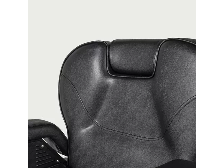 SILLA ACERO NEGRO BARBERIA PELUQUERIA PRO 9