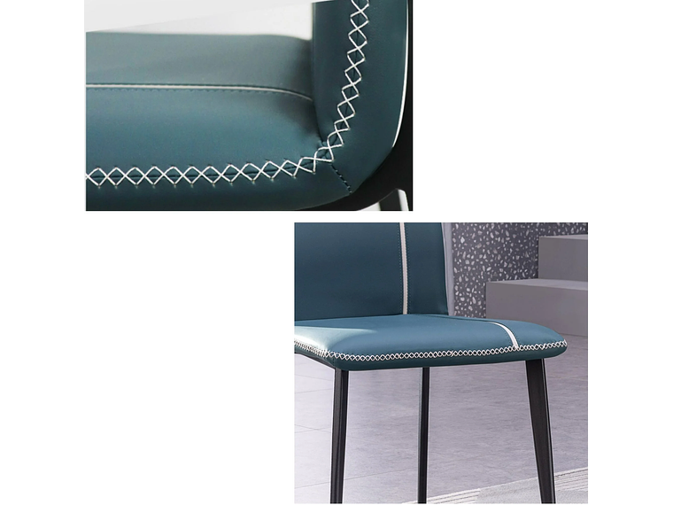 SILLA DE COMEDOR PORTAL CENTER CAPITONE PACK X6 6