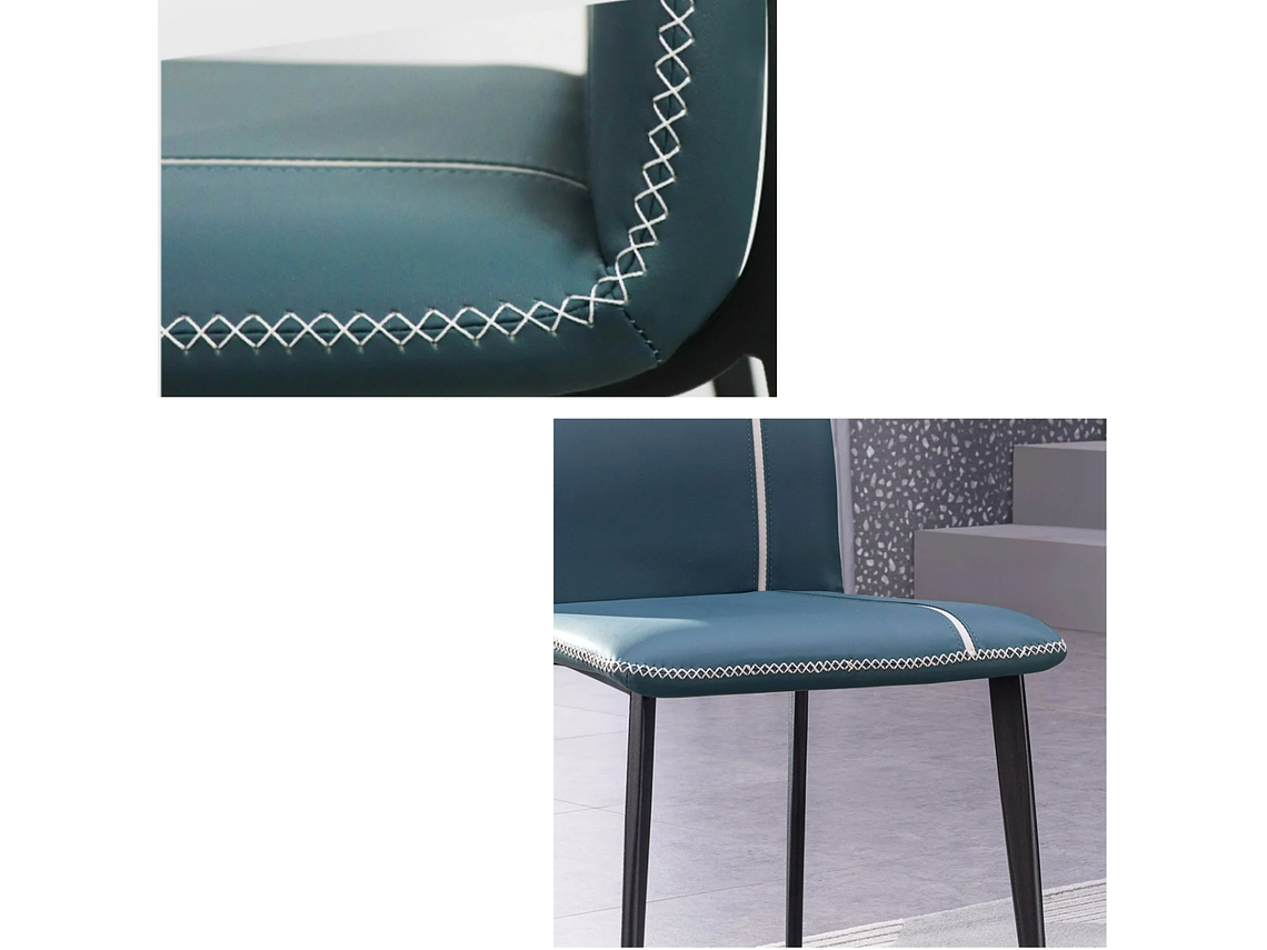 SILLA DE COMEDOR PORTAL CENTER CAPITONE PACK X6 7