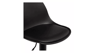 PACK 4 TABURETE DE BAR ALTURA REGULABLE ELEGANTE MOBY - NEGRO