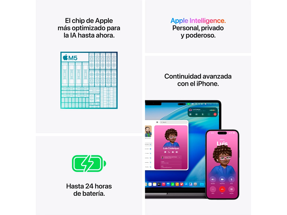 MACBOOK PRO M5 GPU10C 16GB RAM 512GB 14.2” 6