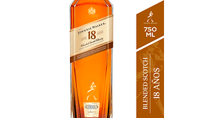WHISKY JOHNNIE WALKER BOTELLA VIDRIO 750 CC 18 AÑOS 40°