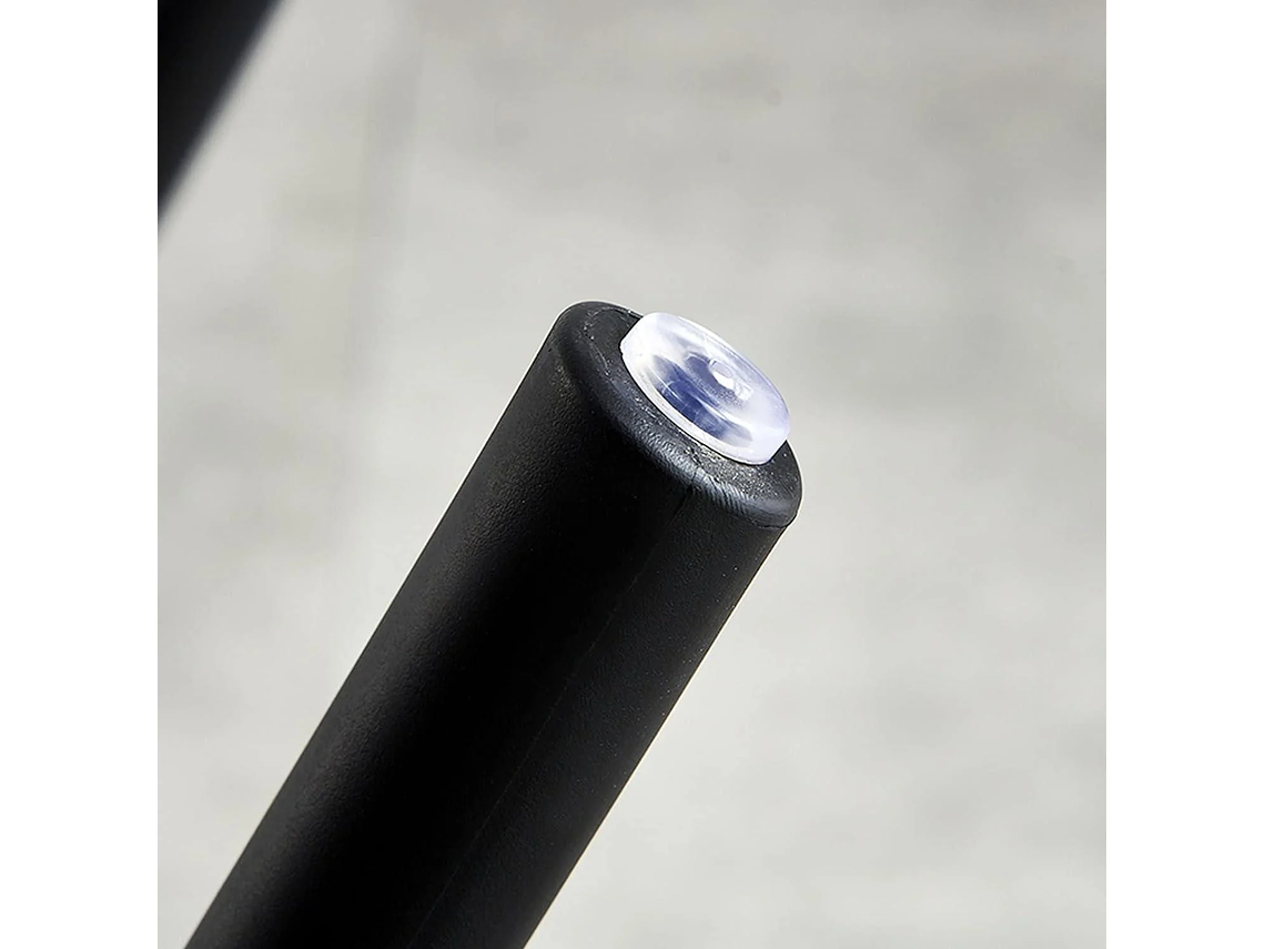 PACK 4 TABURETES BAR VALENTINO EN COLOR NEGRO 75 CM | ESTILO VINTAGE | EXTERIOR 5